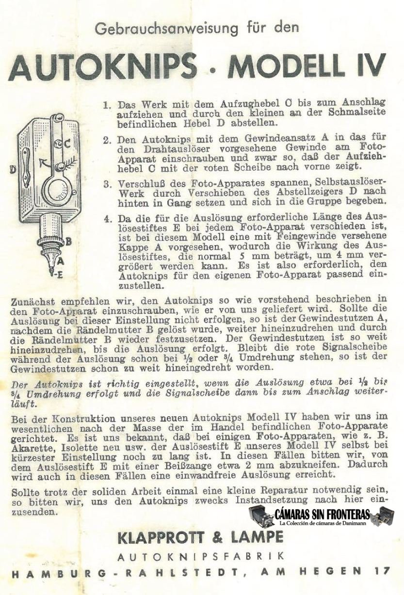Manual Autoknips IV