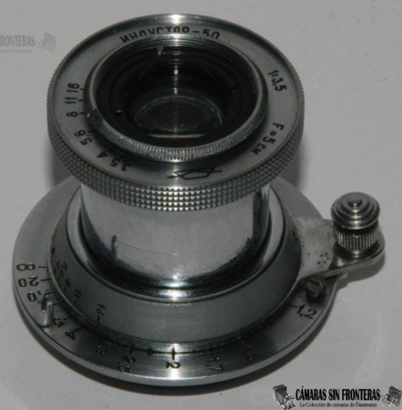 Objetivo Industar 50 retractil 1:3.5/50