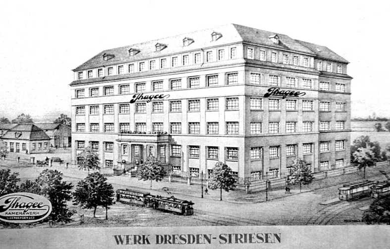 Fábrica Ihagee Steebergen en la calle Schandauer 24